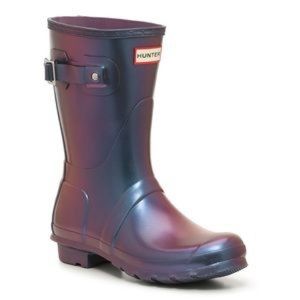 Kids Original Hunter Boots Eggplant Size 11 US / 28 EUR